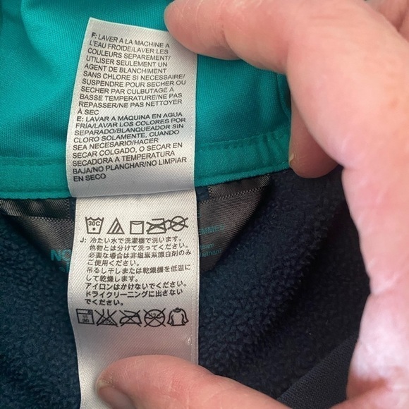 The North Face Navy and Teal Hoodie XS - Picture 12 of 15